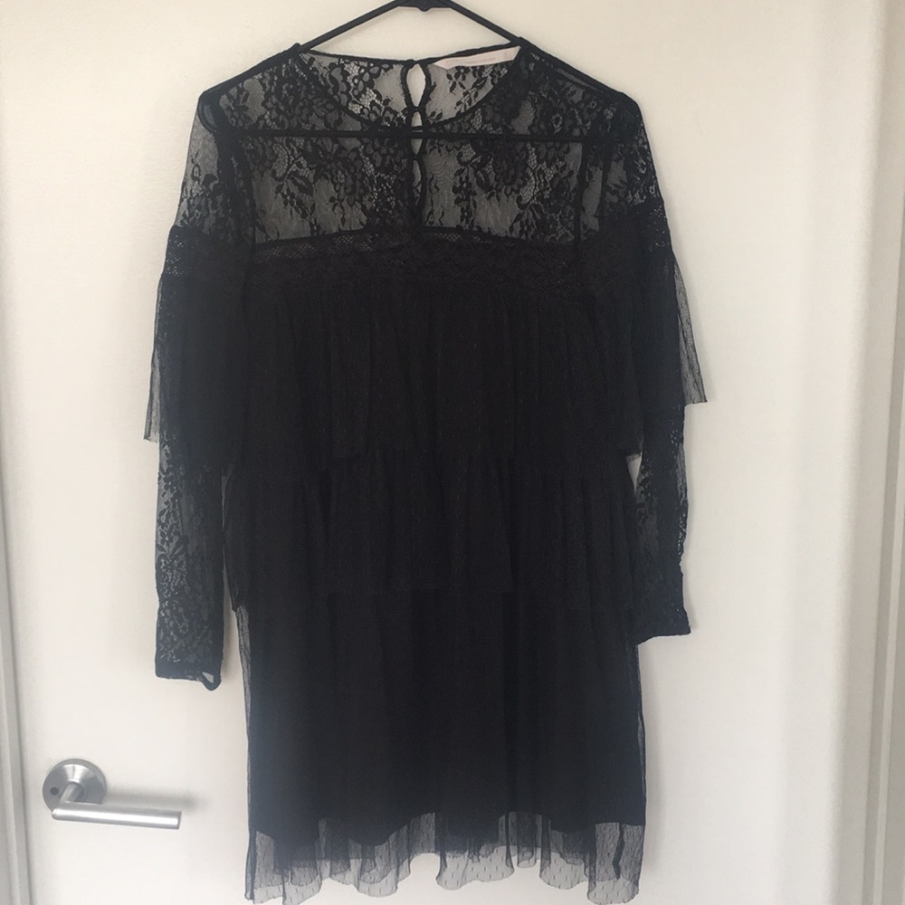 ZARA BLACK LACE DRESS
